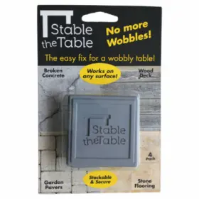 110-11-01-04 Stable The Table 4pk Gry Sq -110-11-01-04
