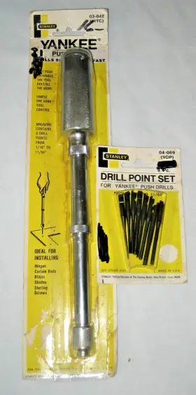 03-043 Stanley 03-042 Yankee Drill Point Set 04-069 And Push 41yc Or - Sel