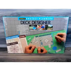 Stanley 076174903676 Vintage Project Planners Deck Design 1988 New Factory Sealed