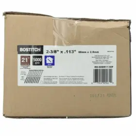 Stanley Bostitch 077914048886 Power Ring Shank Nail Galvanized 2- Inch X .113 2000-pk. S6dr113gal-fh