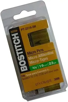 Pt-2319-3m Stanley Bostitch Coated Pin Nails 23-ga. 3/4- Inch 3000-ct. -pt-2319-3m
