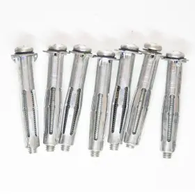 Star Fasteners 226012947489 7pcs - Wallgrip Wall Anchors 1/4l For 5/8 To 1-1/4in Walls Heavy Load Nos