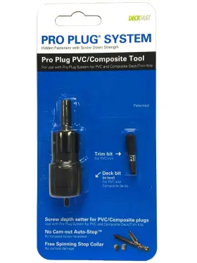 B00kh3tmk4 Starborn Pro Plug Tool For Pvc Decking - Professional Seamless Installation System