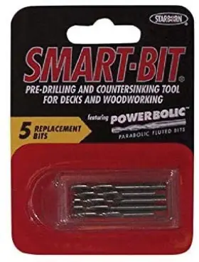 Bda160 Starborn Smart-bit #7 Stainless Steel Replacement Bit 3/4 Inch Hex Shank 5 Pc