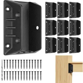 Sa20 Steel Dn Mate 20 Pack Aluminum Deck Railing Bracket Connectors For 2 Inch X4 Actual Black