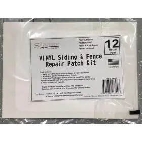 Stepsaver Products 711181857924 12 5 Inch X 7 Vinyl Siding And Fence Repair Patch Kit