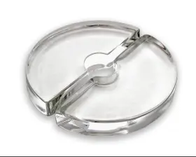 Sct-097 Stone Creek Trading Luna Glass Crock Weights 4.5 Inch Patented Dia