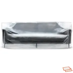 B0cbl783sm Storage Standard Heavy-duty Plastic Furniture Cover For Moving Sofa Couch Waterproof 96x42x62