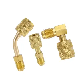 L23185 Strendier 3pcs R410a Adapter For Mini Split System 5/16 Inch Sae Female To 1/4 Male F