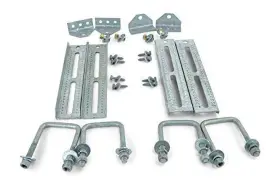 25771 Sturdy Built 4 12 Inch Galvanized Swivel Top Bunk Bracket Kit With Hardware For 3x3 Boat Tra