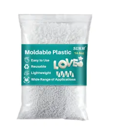 Beads-02 Sukh Moldable Plastic Pellets - 14.8oz Thermoplastic Beads For Crafts Diy C