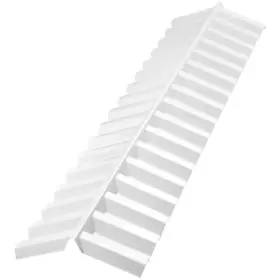 Suntuf 313048628618 4 Ft. Polycarbonate Ridge Cap Flashing In White Opal