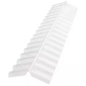 Suntuf 313055287211 Durable 4 Ft. Clear Polycarbonate Ridge Cap Flashing For Roofing Solutions