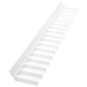 Suntuf 705353665042 4 Ft. Polycarbonate Wall Connector Flashing In Clear