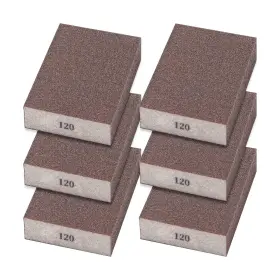 N-g-001-120 Sunxeke 6 Pack Sanding Sponge 120 Grit Drywall Blocks Washable And Reusable S