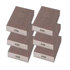 N-g-001-220 Sunxeke 6 Pack Sanding Sponge 220 Grit Drywall Blocks Washable And Reusable S