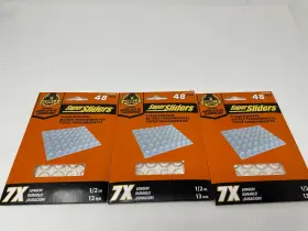 4215824bg Super Sliders With Gorilla Glue Technology 48 Pieces Per Pack 3 Packs 1.2 Inch