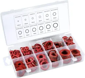 Amsupmt1239 Supermotorparts Pro-kit Rg2895 Rubber And Fibre Washer Assortment - 600pc Metric Set In Case