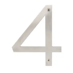 Hnss6-4 Sure-loc Hardware Ss Stainless Steel House Number 6