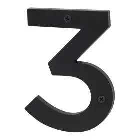 Hn5-3 Sure-loc 5 Inch Tall Zinc House Number 3