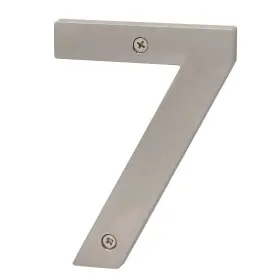 Hn5-7 Sure-loc 5 Inch Tall Satin Zinc Nickel House Number 7 -