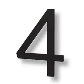 Hnf6-4 Sure-loc 6 Inch Tall Aluminum Floating House Number 4