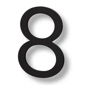 Hnf6-8 Sure-loc 6 Inch Tall Aluminum Floating House Number 8