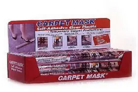 Cs2450w Surface Shields Inc. 12 Pack Carpet Shield Clear Self-adhering 24- Inch X 50-ft