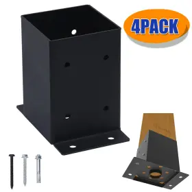 Suc1598v02 Suvauto 4pcs 4 X Post Base Anchor Bracket Fence For Deck Supports New
