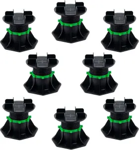 Lyxh-scdz-01 Syinghwan 8 Pack - Adjustable Plastic Pedestal Paver Deck Support Floor Raising