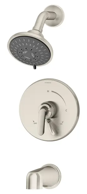 S-5502-stn-1.5-trm Symmons Elm Single Handle 5-spray Tub And Shower Faucet Tr
