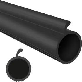 Che-q-3m Taaizau Garage Door Bottom 0.19 Inch P-bulb Seal Strip 118&apos &apos Black