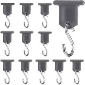 Tak12rv-12 Takavu Awning Hooks 12pcs Stainless Steel And Plastic Storage Hook For Rv Ca