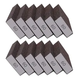 X-016-60-12 Tanbupu 12pcs Sanding Sponge 60 Grit Coarse Blocks For Drywall Metal Wood Was