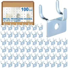 B0dfcfp1wl Tandefio Pegboard Hooks Metal Prong Hook Peg Board For Hanging Hangers Wall