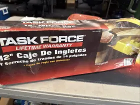 74778 Task Force 076812071330 12 Inch Miter Box With 14 Backsaw Item # Upc