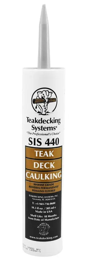 Tds116-003 Teakdecking Systems 10oz Marine Caulk Cartridge Gray - Sis440 Premium Quality For Teak