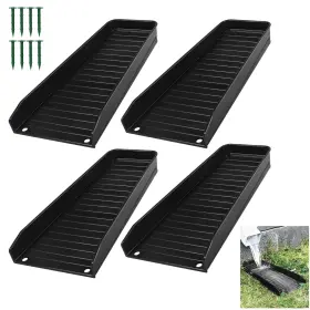 Block001 Teisaiko 765147696829 Rain-gutter Downspout Splash Block - Gutter Extensions For Rainwate
