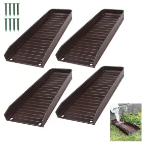 Teisaiko 765147696867 Rain-gutter Downspout Splash Block - Gutter Extensions For Rainwate