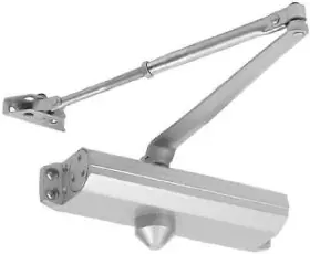 Dc100146 Tell Manufacturing Inc Commercial Door Closer Aluminum Finish Adjustable Size 3-6 -dc100146