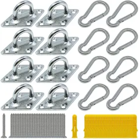 Peps-88m5l Termath 8 Pcs Stainless Steel 2.31 Inches Pad Eye Plate U Hooks Ste