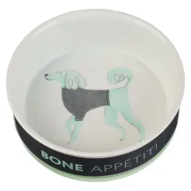 Fshk003 The Fur Side Ceramic Dog Bowl For Food And Water Dishwasher/microwave Safe