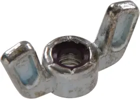 43540 The Hillman Group 313033626605 3/8-16 -inch Nylon Insert Wing Nut Zinc 5-pack