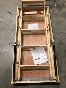 A-100 The Marwin 718734115791 Atlas 25.5 X 54 Inch 8 Ft. 9 Attic Stair