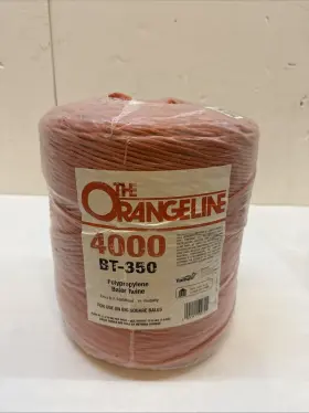 350-knot The Orangeline Bt-350 Baler Twine Orange Poly Strength 4 000-ft. Spool