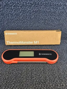 Ht09 Thermomonster M1 High-speed Digital Instant Read Meat Thermometer - Red