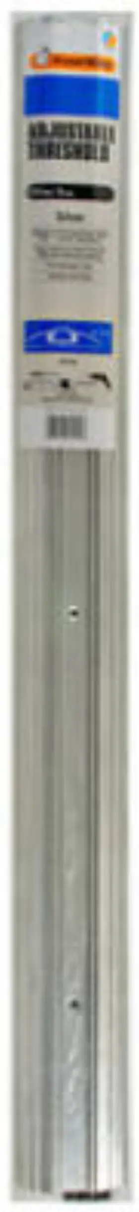 Dat39h Thermwell 077578014296 3-1/2 X 7/8 36-inch Adjustable Silver Aluminum Threshold -dat39h