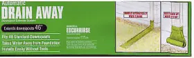 De46 Thermwell Products 12 Pack Automatic Downspout Extender Green 46 X 8.5- Inch