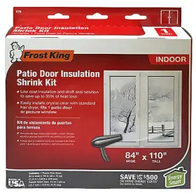 V76h Thermwell 12 Pack Insulation Kit For Patio Door Or Large Window 84 X 110- Inch