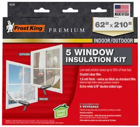 V85m Thermwell Window Insulation Kit Heavy-duty Xl 62 X 210- Inch